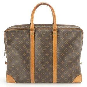 Louis Vuitton Brown Monogram Canvas Travel Briefcase